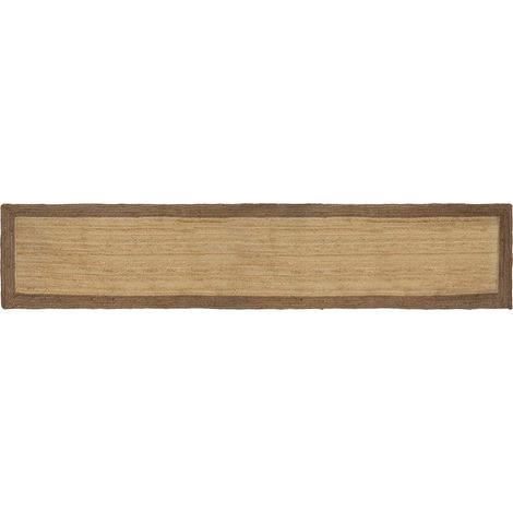 Tappeti per area Grigio 80 x 400 cm Juta vidaXL