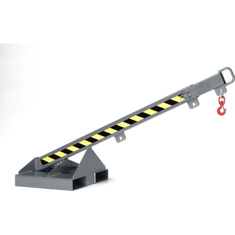 RR Industrietechnik teleskopierbarer Kranarm Typ RLH-T1 bis zu 1000kg Tragkraft RAL 7005 Mausgrau