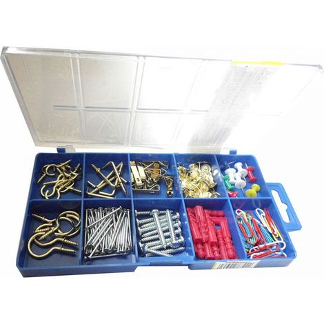 ASSORTIMENTO GANCI E TASSELLI 195PZ