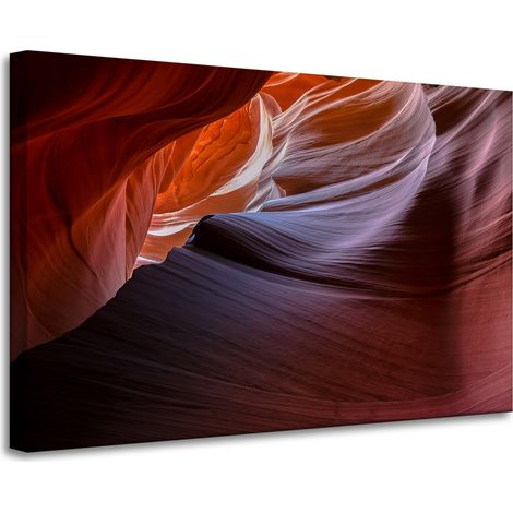 Leinwanddruck Naturmotiv Antelope Canyon 90 x 60 cm