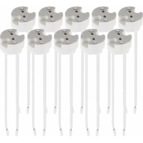 Lot 10x douille GU5.3 - Douille GU5.3 ou MR16 - Support avec câble 12V - Pour lampe luminaire ampoule telles que LED halogène spot-ARCAN (1/4)