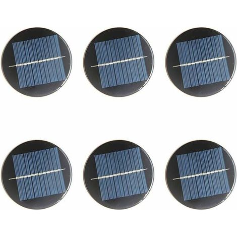 6er-Set Mini-Solarzellen (6 V, 80 mm) für Solarenergie, DIY-Projekte, Haus, Garten, Wissenschaft – Spielzeug – Ladegerät – LIAIKI