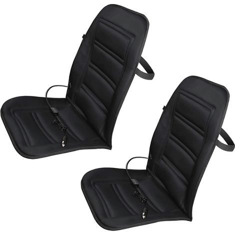 2 coussins chauffants pour siège auto - Housse de siège chauffante avec soutien lombaire (1/5)