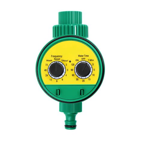 Minuteur arrosage auto intelligent à bouton rotatif sur piles, pour jardin pelouse serre, simple (1/5)