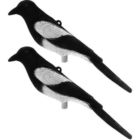 Set mit 2 Jagdattrappen für den Außenbereich, 3D-Vogelattrappen zum Verscheuchen von Gartenvögeln und zur Dekoration Ihres Rasens. (1/5)