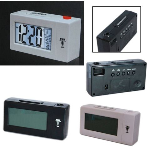 Vtizikl Sveglia Orologio Temperatura Con Proiezione Schermo Lcd Proiettore Ora At-618 - (1/4)