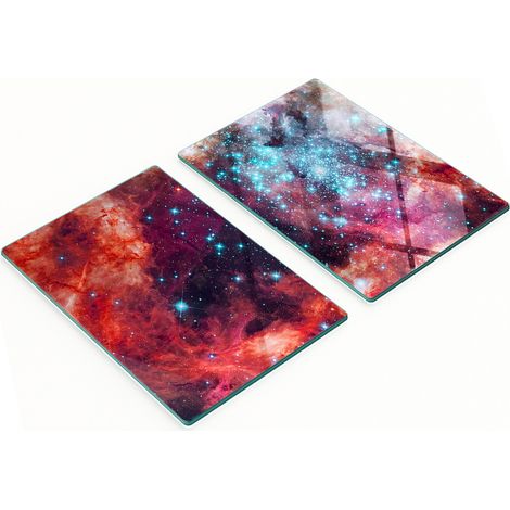 Taglieri da cucina decorativi in vetro con grafiche di fantasia, 2x40x52 cm (1/5)