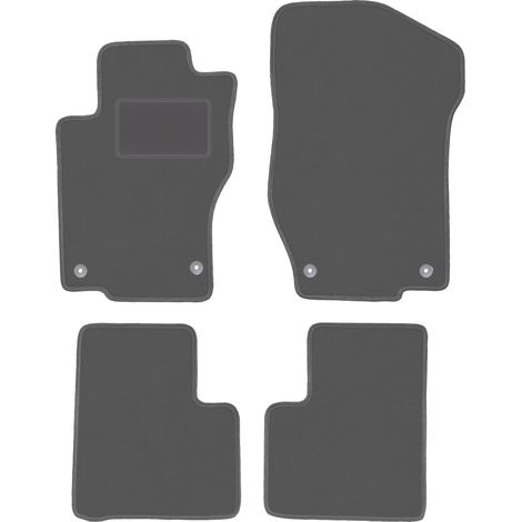 Tappetini auto in velluto color grafite per: Mercedes GL I X164 SUV (2006-2012) (1/5)