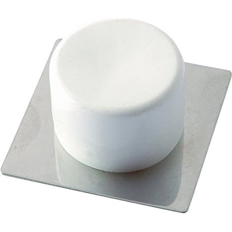 BRINOX – Ferma Porta Piccolo Adesivo 2x4.1x4.1 cm Bianco