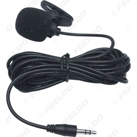 Microphone de navigation automobile de 3 mètres, microphone externe avec prise jack 3,5 mm, microphone TRS.