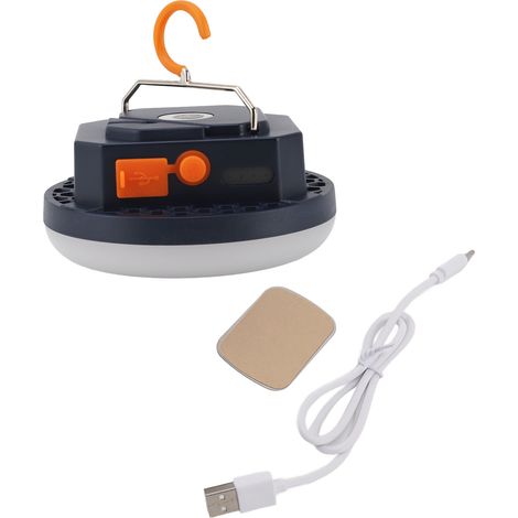 Ortviai Lampe de camping LED étanche avec batterie 4800 mAh – lanterne d’urgence pour tente, pêche et réparation (1/5)