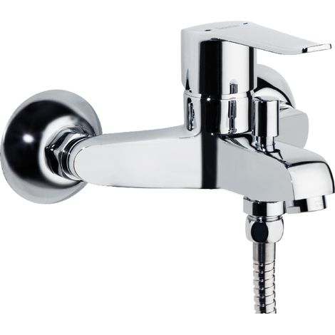 Grifo de Baño-Ducha Monomando Cromado con Sistema C2 de Ahorro de Agua Serie Ypsilon Plus (1/5)