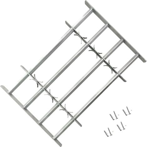 Grilles réglables de sécurité de fenêtres 2 pcs 1000-1500 mm