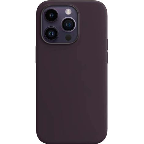 Kompatibel mit Apple Silikonhülle mit MagSafe für iPhone 14 Pro Max Holunderbeere (1/5)