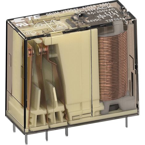 TE Connectivity V23047A1024A511 Relais industriel Tension nominale: 24 V/DC 1 NO (T), 1 NF (R) 1 pc( (1/5)