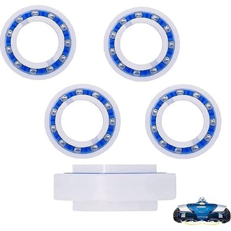 Kit albero di trasmissione/cuscinetti per pulitore per piscine Zodiac MX8/MX6 (1/5)