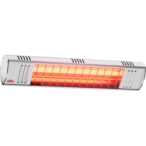 Chauffage infrarouge Term Short IP44 1500W Aluminium (1/2)