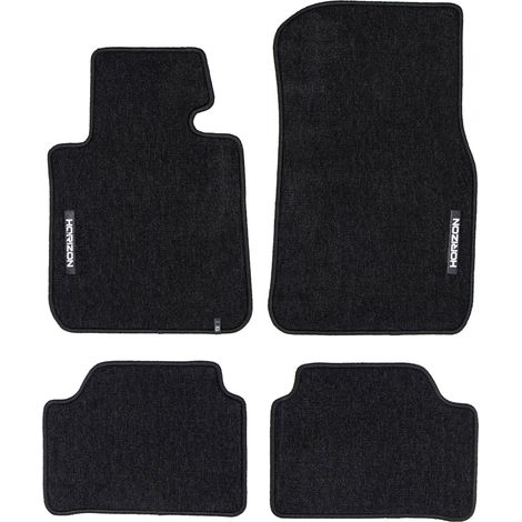 Tapis de Sol de Voiture pour BMW Série 1 F20 2011-2019 Velours Durable Noir 4Pcs (1/5)