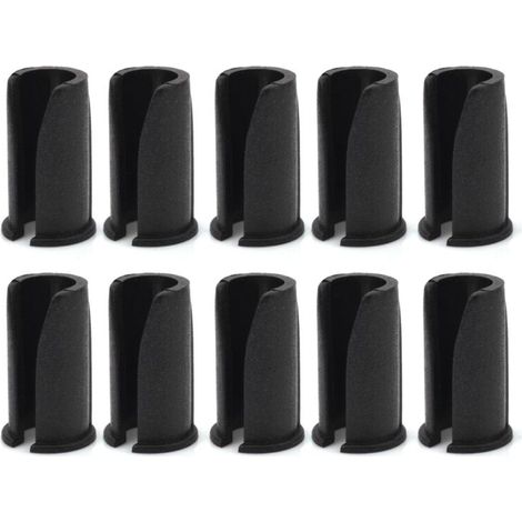 Lot de 10 pinces en U multifonctions en plastique pour câbles de freins de VTT