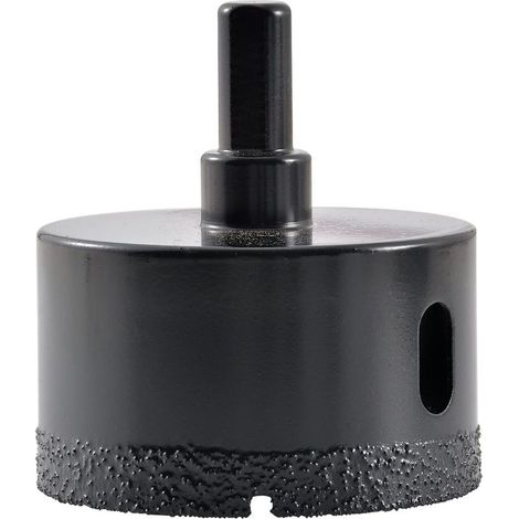 Foret diamanté pour scie cloche à noyau brasé 60 mm, coupe-trou creux pour verre, porcelaine, carrelage, marbre, céramique, granit