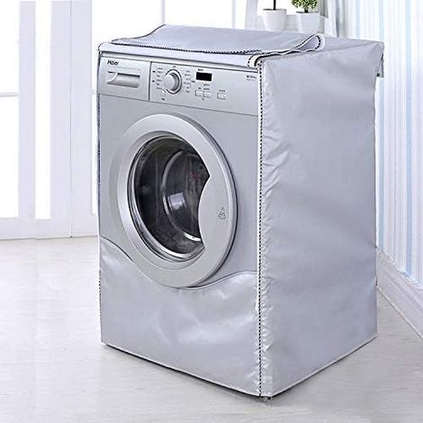 Couvercle pour machine à laver - 85 × 60 × 57 cm - Avec fermeture éclair - Imperméable à l'eau, à la poussière, aux UV - Résistant au vieillissement (1/5)