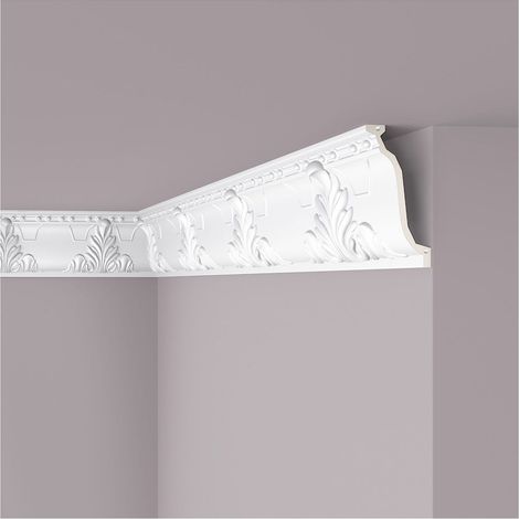 Cornisa NMC Z7 ARSTYL Noel Marquet Moldura decorativa Perfil de estuco diseño atemporal clásico blanco 2 m (1/3)