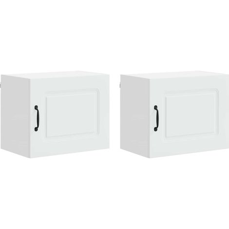 Maison Exclusive - Pannello lavastoviglie Kalmar 2 pcs Bianco 50 x 31 x 40 cm