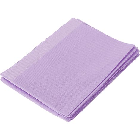 Serviettes Dentaires Jetables 125 pièces Imperméables, Feuilles de Soin Ongles et Beauté, Fournitures Dentaires, Violet (1/5)