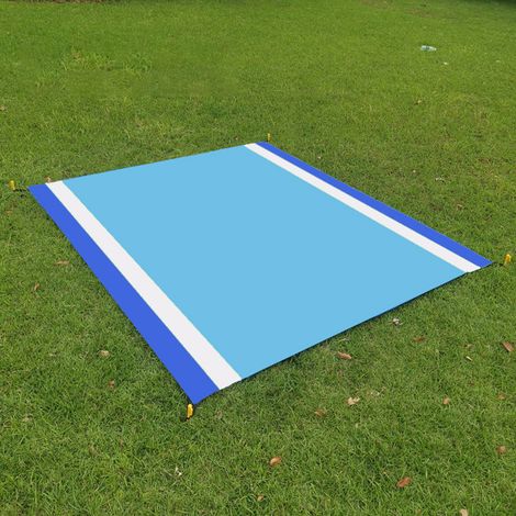 Stranddecke (210 x 200 cm), leicht, wasserdicht und sanddicht, für 4 bis 7 Erwachsene, ideal für Strand, Picknicks, Reisen und Camping.