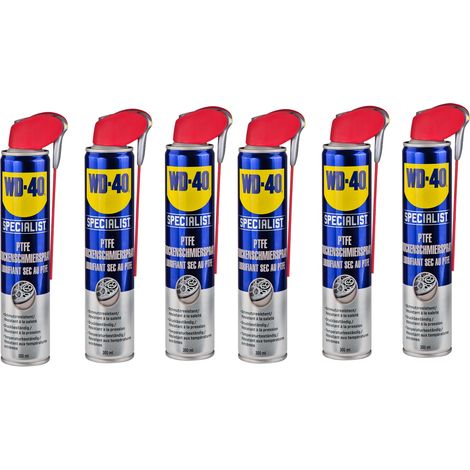 WD 40 PTFE Trockenschmierspray 6er Set je 300 ml Schmiermittel Trennmittel (1/5)