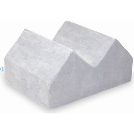 Spielplatzhügel aus samtweichem Schaumstoff, hellgrau (1/2)