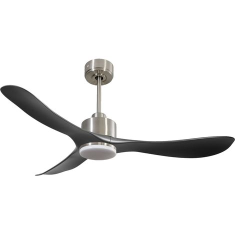 Ventilatore da soffitto Reversibile Termostato Dimmabile Wifi Motore CC Tetti inclinati Telecomando Luce a tre toni Hypersilence Memoria PURLINE TiomanD132C03LED65042