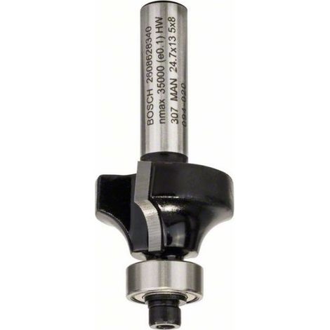 Bosch PRO Abrundfräser, 8 mm, R1 6 mm, L 13,2 mm, G 53 mm