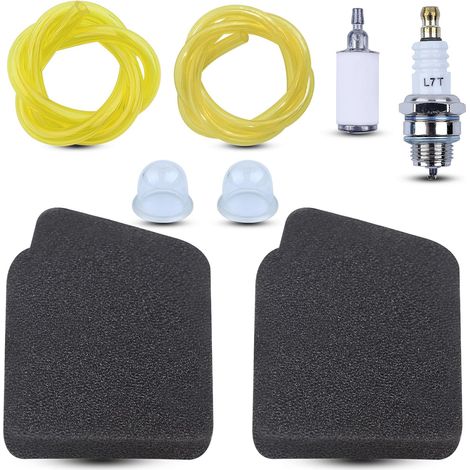 Kit d'entretien de filtre à air 545146501 pour Poulan BVM210VS SM210VS BVM200FE BVM210FA GBV345 souffleur de feuilles avec filtre à carburant et bougie (1/5)