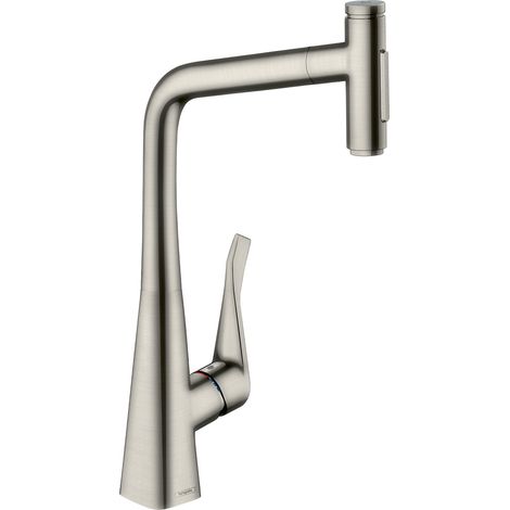 hansgrohe Metris Select M71 Monomando de cocina 320, ducha