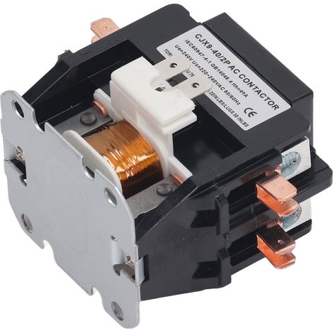 Contacteur AC climatiseur 40A 2P avec contact alliage argent remplacement distribution electrique 240V (1/5)