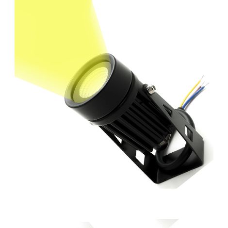 Faretto proiettore da esterno a LED da 3.5W IP65 Luce spot orientabile nero luce calda 3000K giardino 220V (1/4)