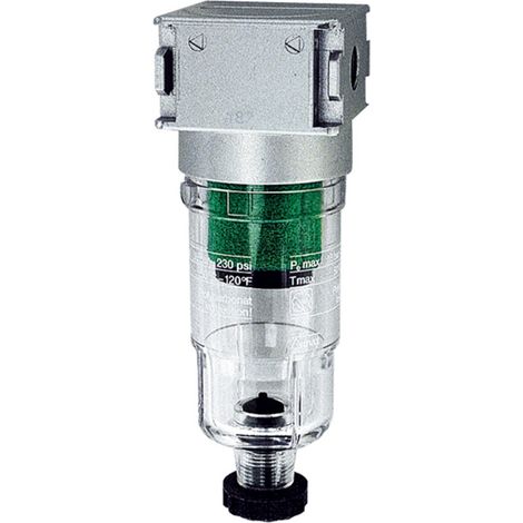 Riegler Mikrofilter »multifix-mini« mit PC-Behälter, 0,01 µm, BG 0, G 1/8 (1/4)