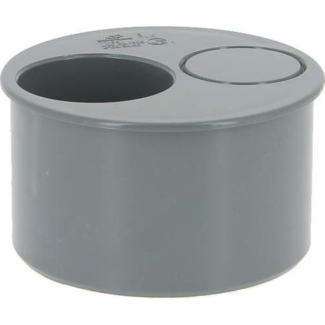 Adequa – Raccord d'évacuation PVC réduit mâle-femelle Ø100-50(40) – Connexion efficace pour installations plomberie – Matériau PVC durable