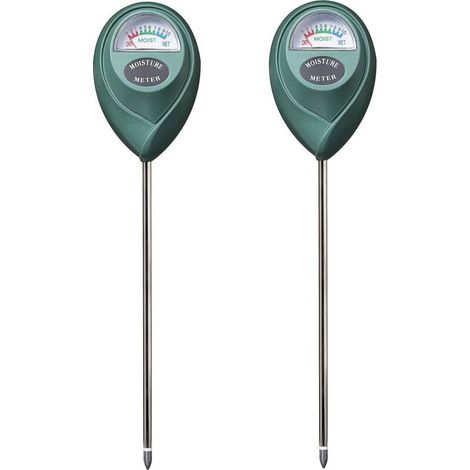 Sensore di umidità del suolo, monitor dell'acqua, igrometro per giardinaggio, agricoltura, piante, non richiede batterie, confezione da 2 (1/5)