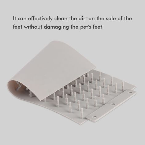 Lave-pieds automatique pour chien et chat, rechargeable par USB, en silicone pour un nettoyage efficace des pattes. (1/5)