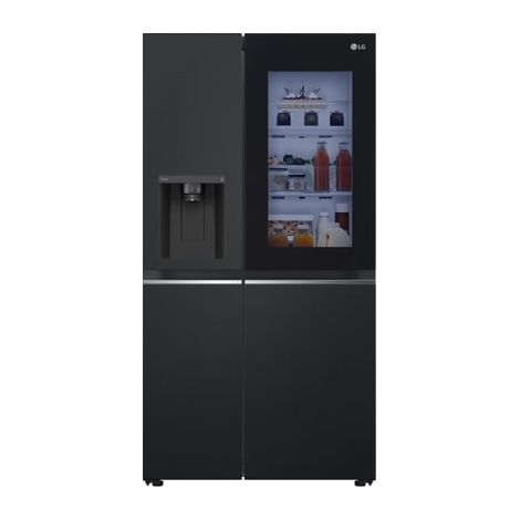 LG – Réfrigérateur américain 635L noir graphite – Froid ventilé Total No Frost – Technologie InstaView – Classe énergétique D – 35 dB (1/5)