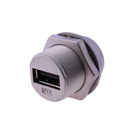 Connecteur USB-A 2.0 USB-A Femelle RS PRO ports, Montage panneau, Droit ( Prix pour 1 )