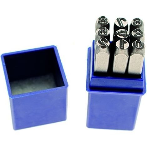 Herramientas de marcado bgs technic números acero 10 mm