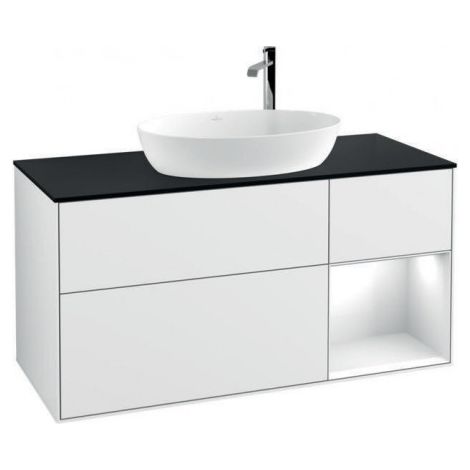 Villeroy & Boch F952GFGF Meuble sous-lavabo Finion F95 (1/4)