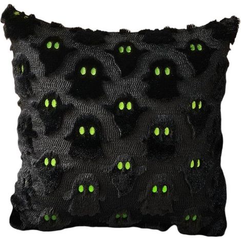 Funda de cojín suave de piel sintética color caramelo otoñal，45 x 45 cm，Cojín de sofá de terciopelo afelpado，Funda de cojín decorativa (1/5)