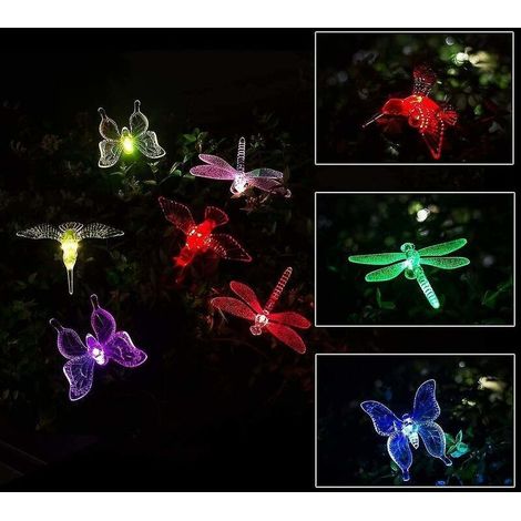 Luci solari del Giardino 3 piscine all'Aperto, Luci Solari del Giardino Multi-colore di Luci a Led da Giardino all'Aperto (1/5)