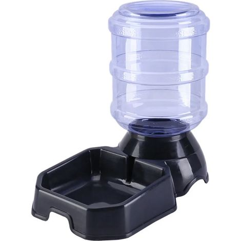dispensador automático de agua, 3,8 L, plástico apto para uso alimentario, para gatos y perros. (1/5)