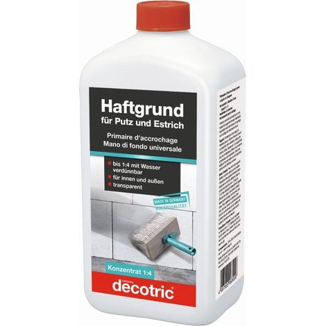 Decotric Putz- und Haftgrund 1L transparent Grundierungen