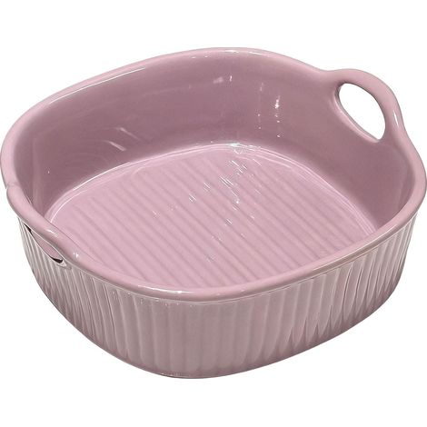 Platine À Four En Céramique - Résistante Jusqu'à 250 °C - Convient Pour Four Airfryer Micro-ondes - Capacité 650 Ml - 1 Pièce